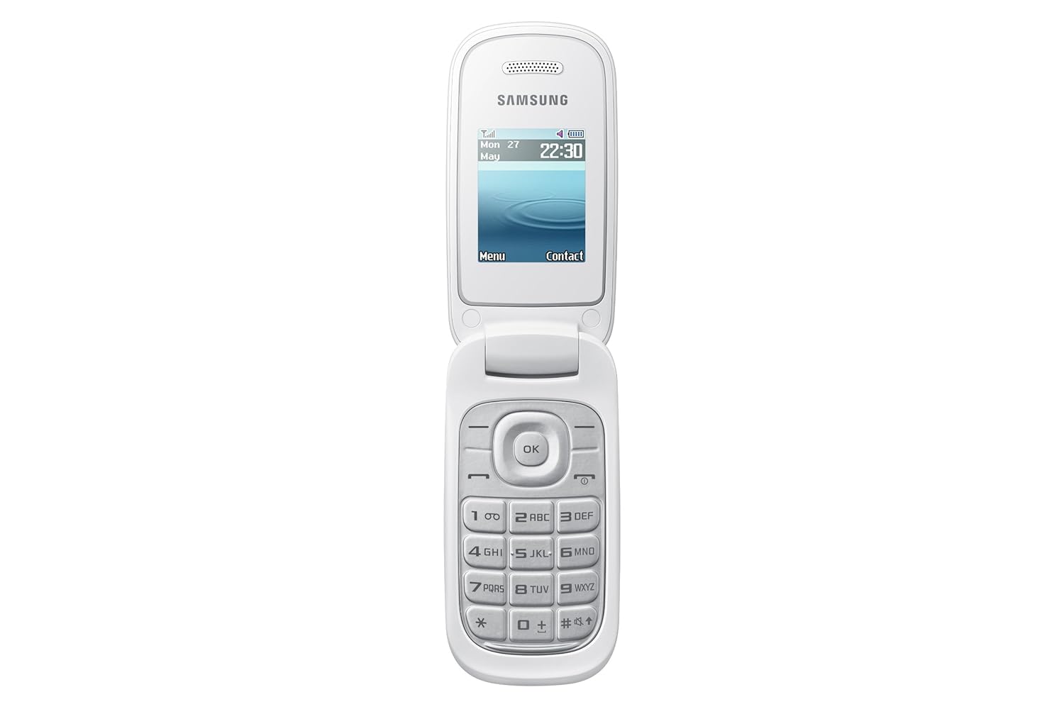 Samsung E1270 SIM Flip Mobile Phone Unlocked Cheap Basic Cheapest White