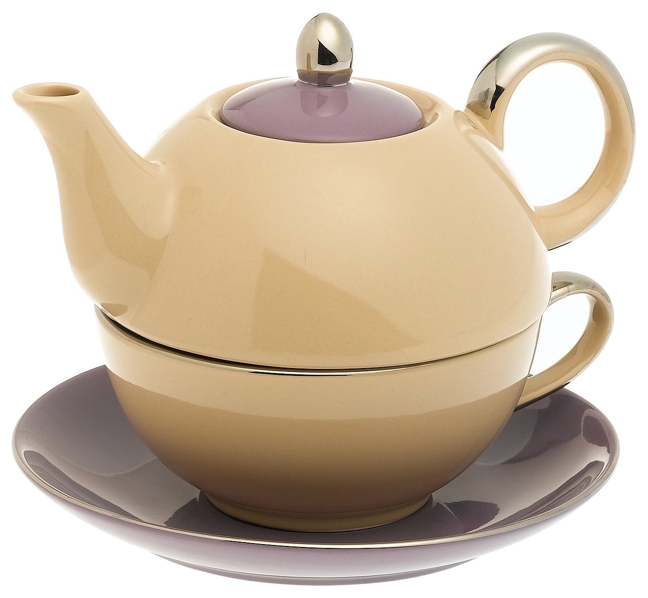 Siena 14 oz. Tea for One with Saucer