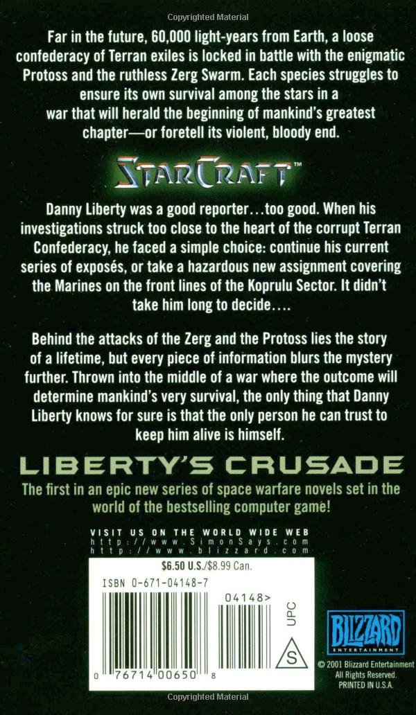 Liberty's Crusade (StarCraft, Book 1): Jeff Grubb: 9780671041489 ...