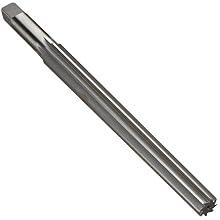 Alvord Polk 155-S-01 High-Speed Steel Taper Pin Reamer Set, Straight Flute, Uncoated Finish, 11-Piece, #0 - #10 Taper Pin Sizes in Wood Case