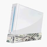 DesignSkins for Nintendo Wii Stand - Franklin Skin Video Games