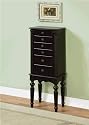 Powell Ebony Jewelry Armoire