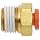 SMC KQ2H Push-to-Connect Tube Fitting, Adapter, Brass Body, Tube OD x NPT Male, With Sealant, Inch
