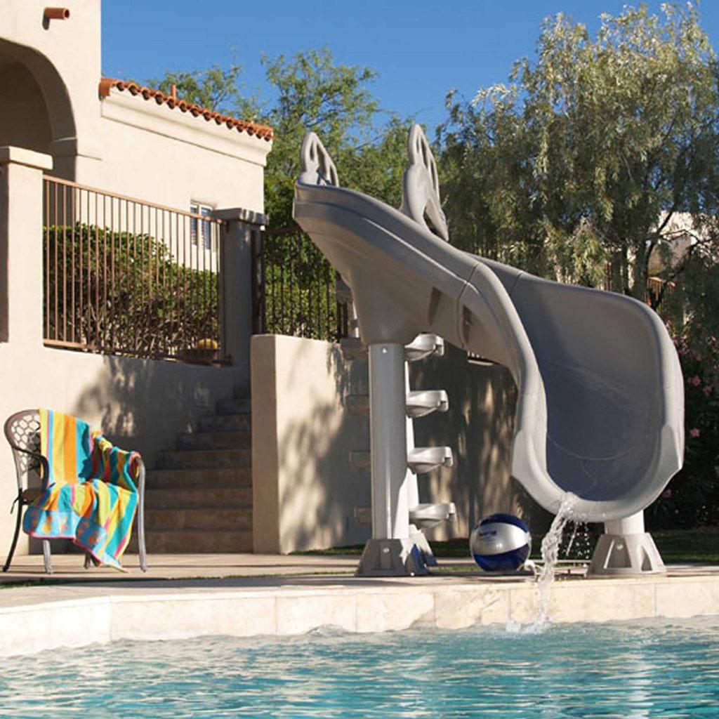 InterFab XS2AGRSS Xstream 2Slide Two Turn Pool Slide