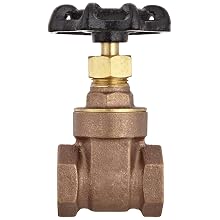 Dixon BGV50 Brass Gate Valve, 1/2" NPT Female
