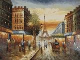 Art Reproduction Oil Painting - Famous Cities: Today was Favorable - Extra Large 30