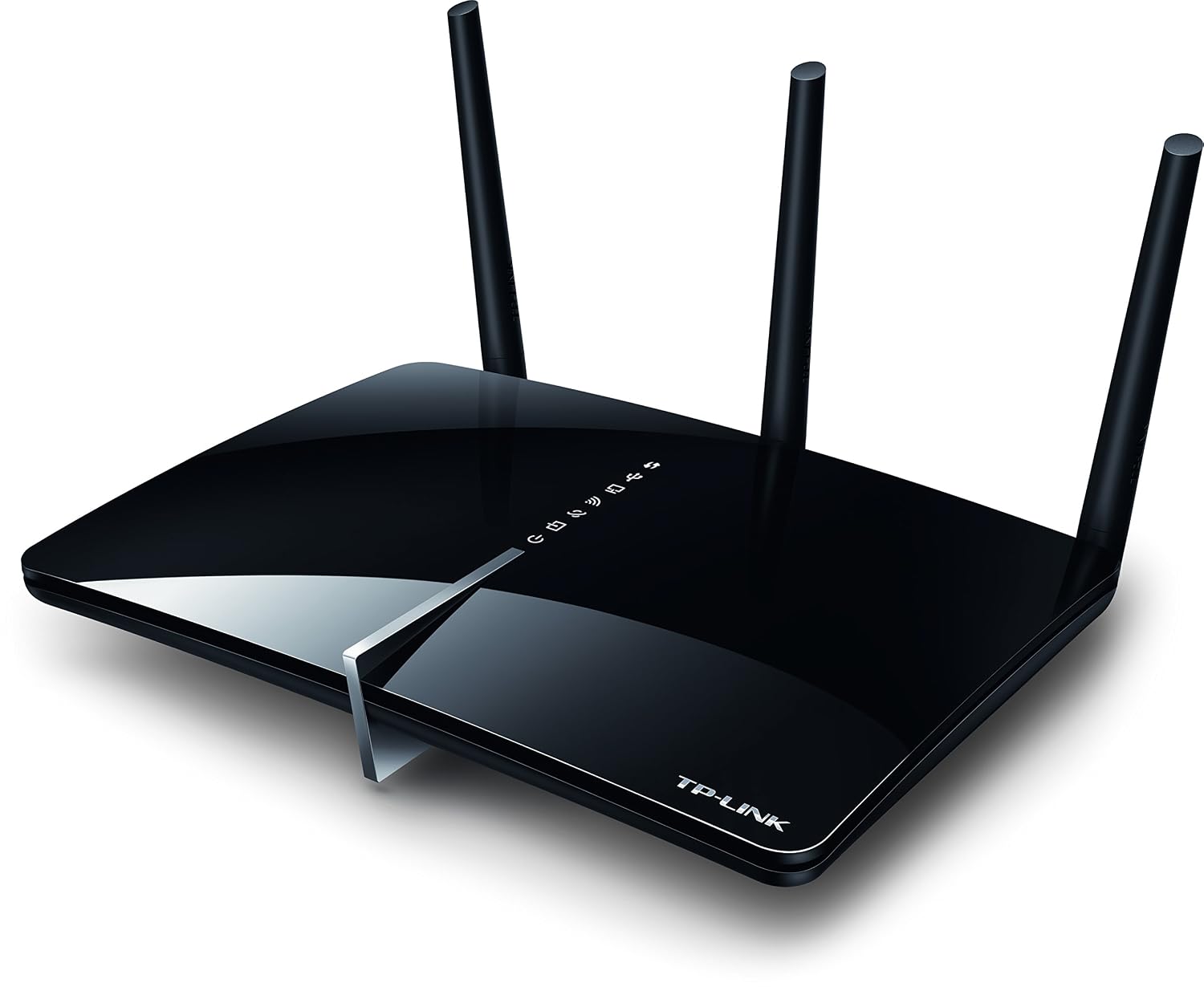 TP-LINK Archer D2 Modem Router Wireless Dual Band AC 750Mbps, ADSL2+, 4 Porte Gigabit