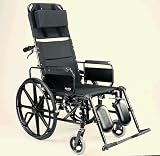 Karman Healthcare KM5000F-22W Extra Wide 22 inch Seat Width- Heavy Duty- Double Cross Braces- Wt. Cap. 325 lbs.
