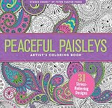 Peaceful Paisleys Adult Coloring Book (31 stress-relieving designs)