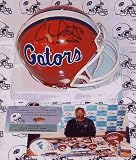 Chris Leak - Riddell - Autographed Mini Helmet w/'06 Champs - Florida Gators