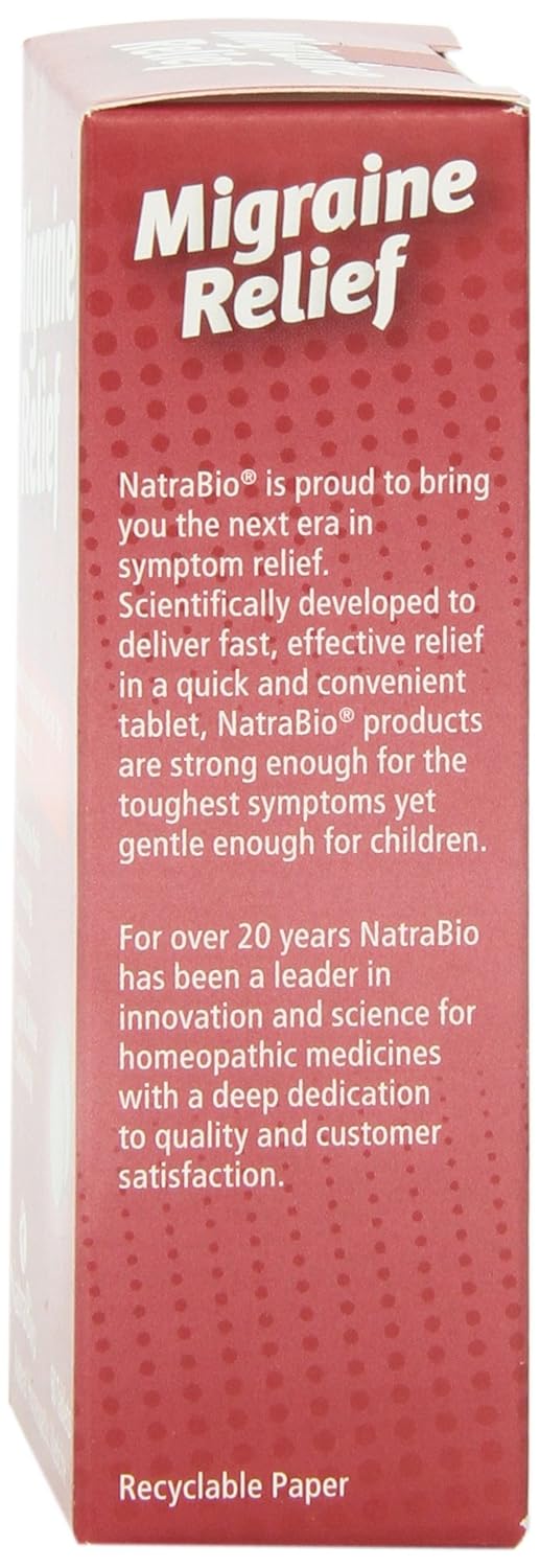 Amazon.com: Natrabio Migraine Relief Tablets, 60 Count: Health ...