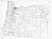 LAMINATED State of Oregon ZIP Code Map wall sized print by WorkingMaps, Measured in inches 60x42