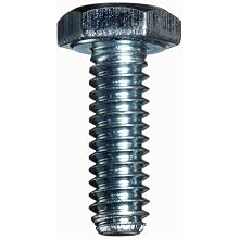 Grade 5 Zinc Plated Steel Hex Bolt, 1/4"-20, 3-3/4" Length (Pack of 10)