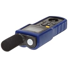Supco EM5 Environmental Meter, 3.5" Length x 2" Width x 11" Height, 14 to 140 degree F, +/- 2.7 Degree F Accuracy