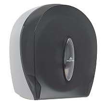 Georgia-Pacific GP 59009 Translucent Smoke Jumbo Jr. Bathroom Tissue Dispenser, 10.61" Width x 11.29" Height x 5.39" Depth