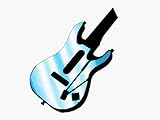 Guitar Hero 5 (GH5) for Xbox 360 or PS3 Skin - NEW - BLUE CHROME MIRROR system skins faceplate decal