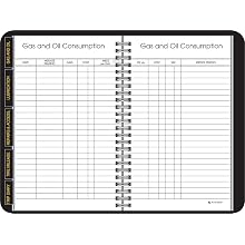AT-A-GLANCE Auto Record Book, 3x6, Black, Undated (80-135-05)