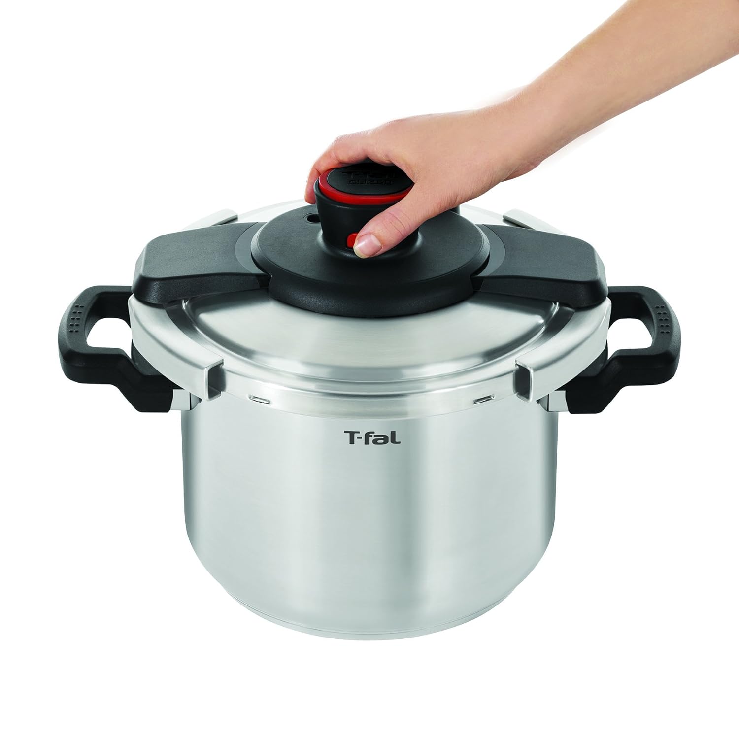 Tfal P45007 Clipso Stainless Steel Pressure Cooker, 6.3Quart , New