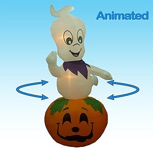 halloween inflatable ghost whirling