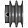 TB Woods 2AK2712 FHP Bored-To-Size, 2.75" Outside Body Diameter, 0.5" Bore Diameter V-Belt Sheave