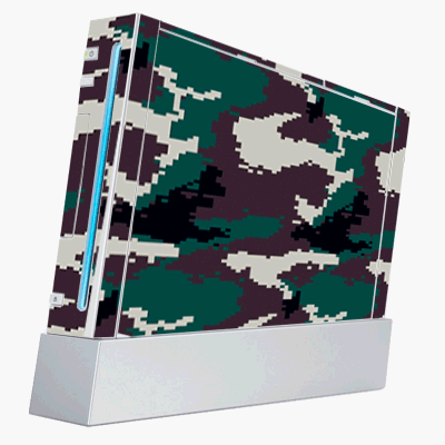 DesignSkins for Nintendo Wii Console - Digital Camo Skin