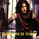 Nine Inch Nails - Trent Holding Poles, Logo Below - RETRO AUTHENTIC 90s, LIMITED QUANTITY - Sticker / Decal