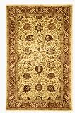 Persian Legend PL516A IVORY / RED 4 6 X 6 6 Oval Area Rug