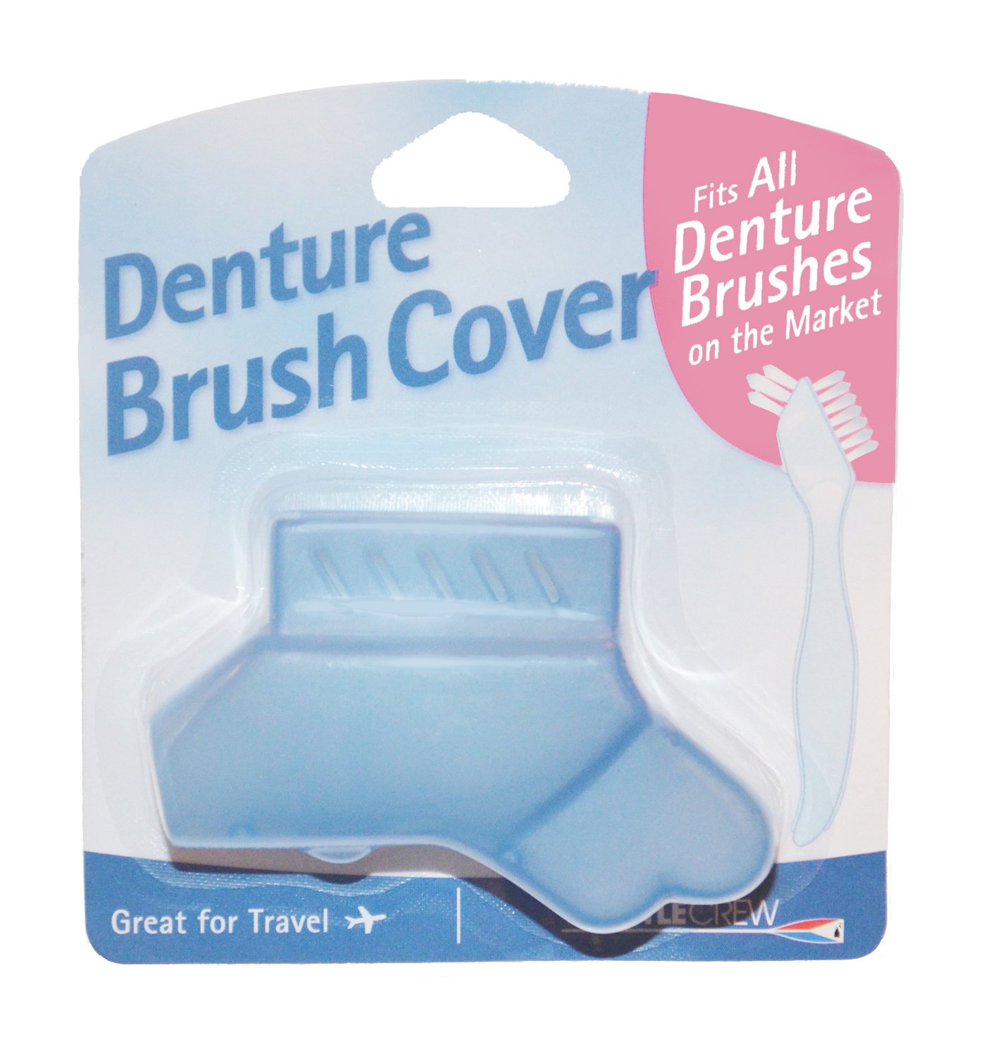 Denture Brush Cover Travel Size Easy Open Universal Fit False Teeth