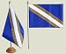 Drapeau de table France Champagne Ardenne - 15 x 22 cm