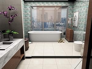 Paint Wall Treatments Supplies Abyssaly Mosaic Tile