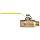 Apollo 70-800 Series Bronze Ball Valve, Two Piece, Inline, Lever, NPT Male x NPT Female