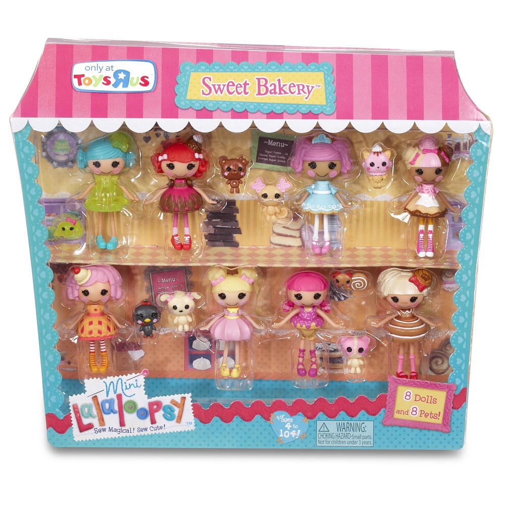 Mini Lalaloopsy SWEET BAKERY 8 DOLLS 8 PETS NEW 16 Jelly Bun Cherry