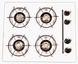 Brown - WTL03 - 24 Inch - Gas Cooktop - Standing Pilot - White