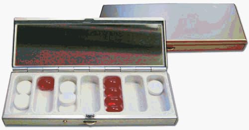Ruda Overseas 346 Metal Pill Box