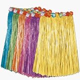 71Ii7 yBMnL. SL160  Beistle   50491 ASST   Child Artificial Grass Hula Skirt with Floral Waistband  Pack of 12