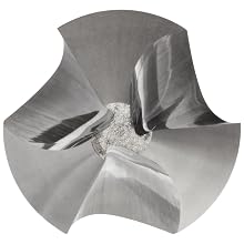 Magafor 439 Series Cobalt Steel Single-End Countersink, Uncoated (Bright) Finish, 3 Flutes, 30 Degrees, Round Shank
