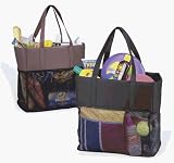 Picnic at Ascot 428BRN Beach Travel Shopper Bag in Brown