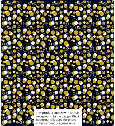 Double Bubble Gold/White Cocoa Butter Chocolate Transfer Sheet by GSA
