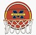 PTC Intl 13116 Michigan Wolverines Pebble Basketball Hoop