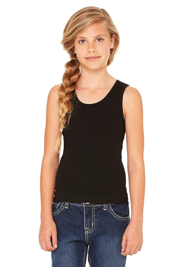 Amazon.com: Zara Yoga Studio |LA| Girl's Baby Rib Tank: Clothing