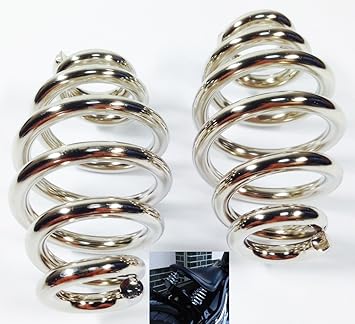 【クリックで詳細表示】衝撃 吸収 バイク 用 シート スプリング (スプリング 2個セット)： カー＆バイク用品