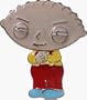 Mens FAMILY GUY STEWIE GRIFFIN Punk Rock Metal Belt Buckle