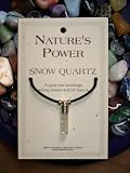 Snow Quartz Pendant for Knowledge and Oneness