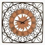 Terracotta Sun Clock