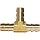 Anderson Metals Brass Hose Fitting, Tee, Barb