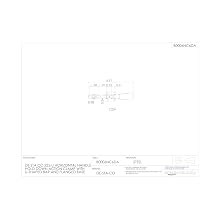 DE STA CO 225-U Horizontal Handle Hold Down Action Clamp with U-Shaped Bar and Flanged Base