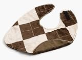 Gentle Kids wear Bbib - An- B Baby Bib - Argyle Almond - Plush Brown