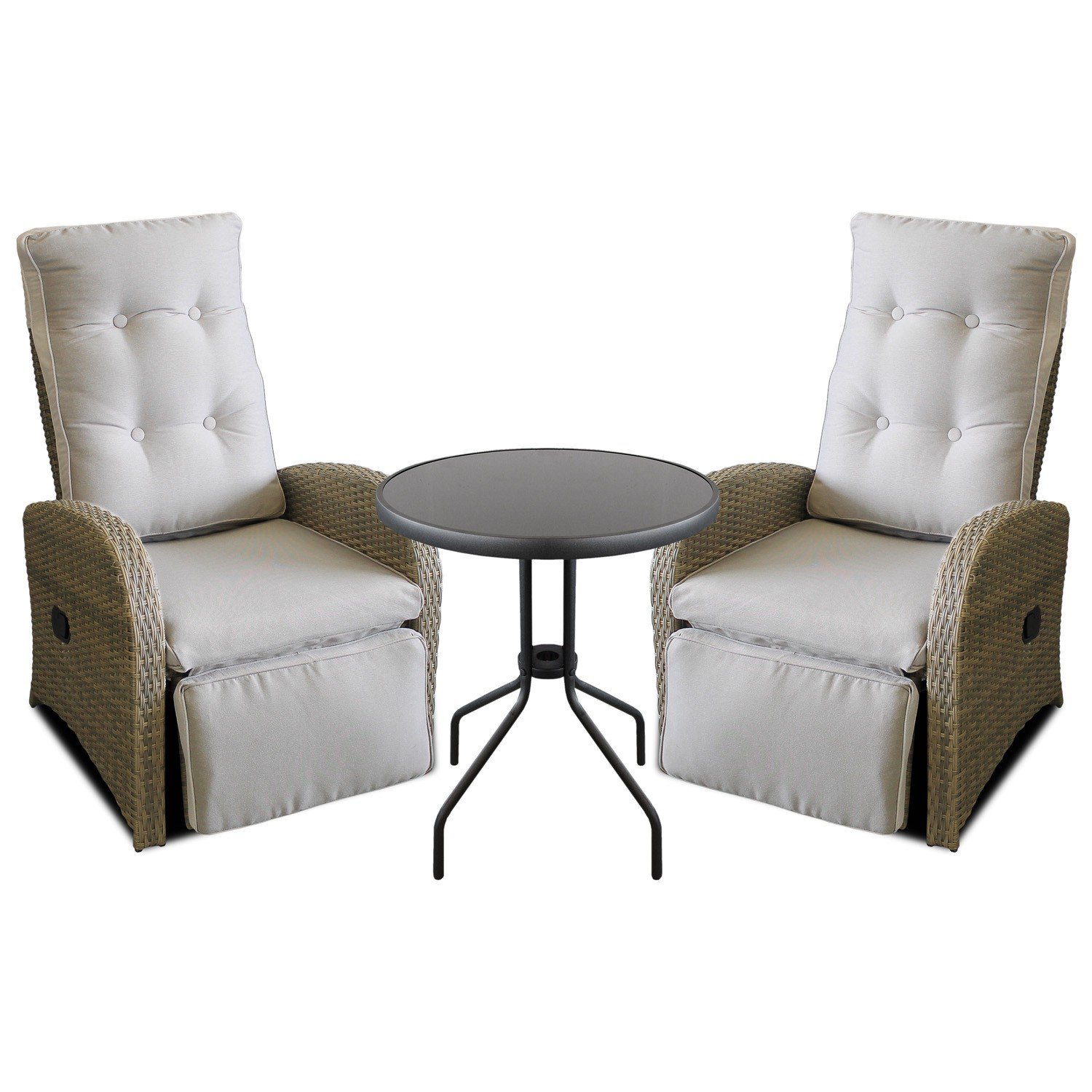 Poly Rattan Gartensessel Rattanstuhl Rattansessel Relaxsessel