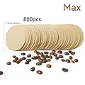 Laicky 800 Count Unbleached Coffee Filter 