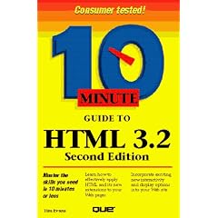 10 Minute Guide to HTML 3.2